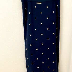 Michael Kors grommet detail stretch pencil skirt